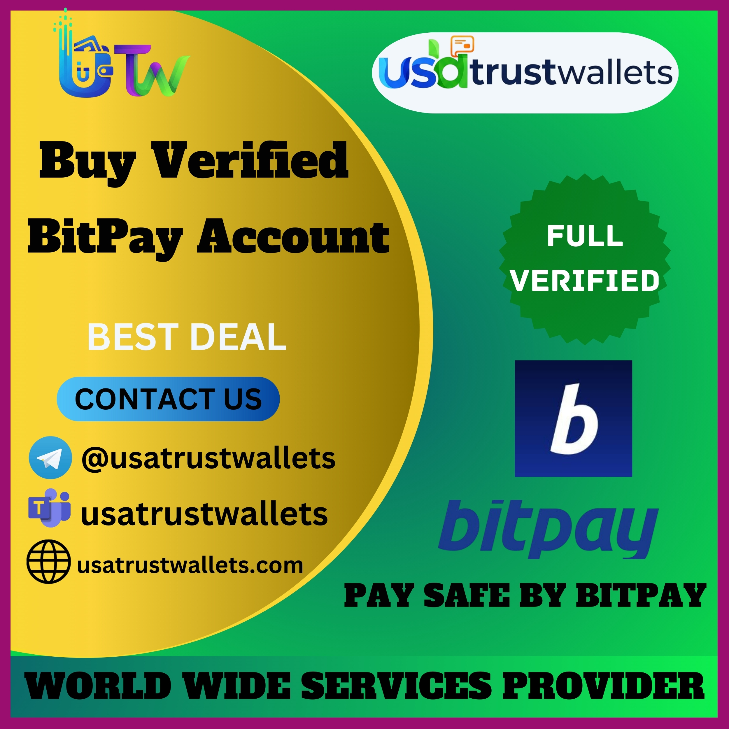 Buy Verified BitPay Accounts